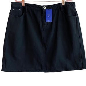 Chouyatou Women’s Basic Five-pocket Rugged Wear Denim Skirt With Slim Fit
